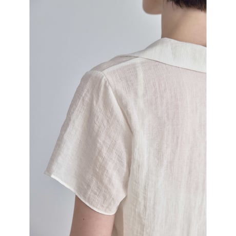 《予約販売》décolleté sheer blouse/2colors_nb0397