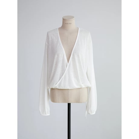 《予約販売》sheer wrap cardigan/2colors_nt2676