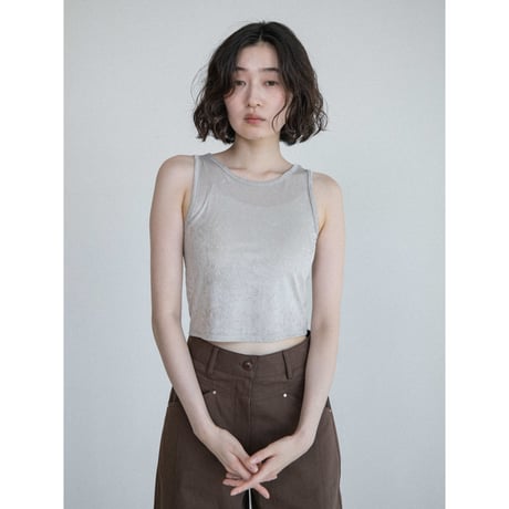 《予約販売》velours sleeveless/2colors_nt2657