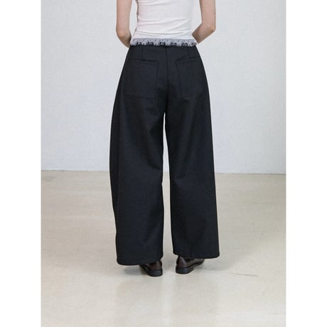 《予約販売》accent silky pants/2colors_np1332