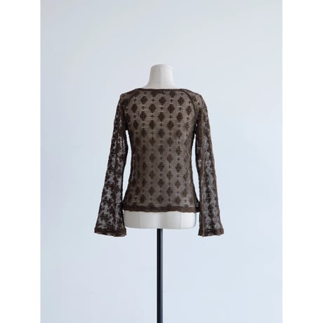 《予約販売》jacquard accent knit tops/2colors_nt2650