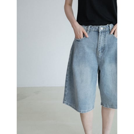 《予約販売》bermuda denim pants_nj0196
