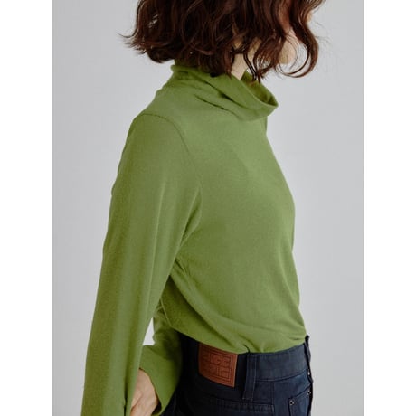 《予約販売》soft high neck daily tops/4colors_nt2704