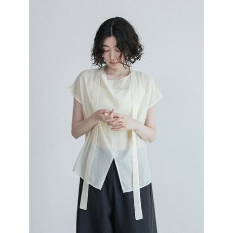 《予約販売》mulch way nuance blouse/2colors_nb0414