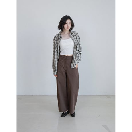 《予約販売》curved accent pants/2colors_np1323