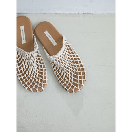 《予約販売》mesh sabo sandal/2colors_na0810
