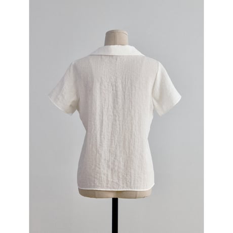《予約販売》décolleté sheer blouse/2colors_nb0397