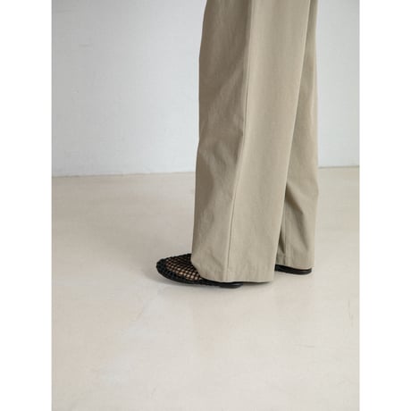 《予約販売》two tuck cotton wide pants/2colors_np1293