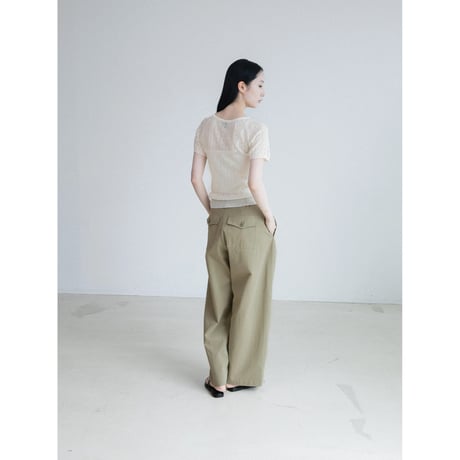 《予約販売》accent linen summer knit tops/2colors_nt2648