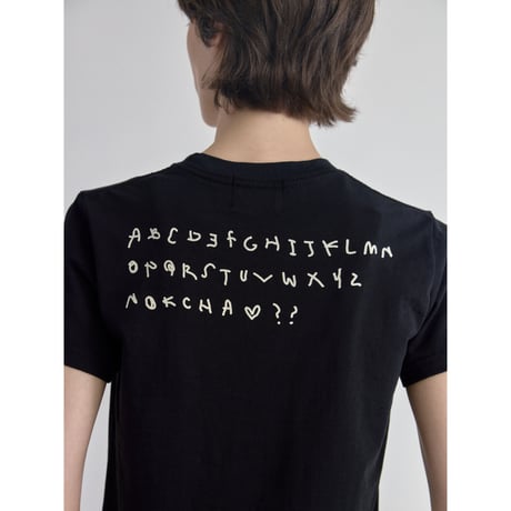 【NOKCHA × MOMO】alphabet minimal tee/3colors_nt2602