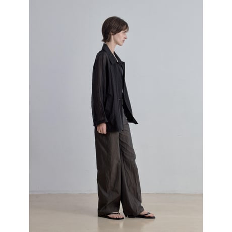 《予約販売》raglan sleeve sheer shirt jacket/2colors_no0538