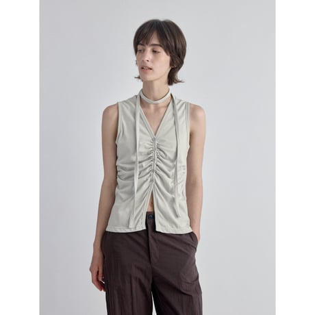 《予約販売》tie & gather sleeveless/2colors_nt2608