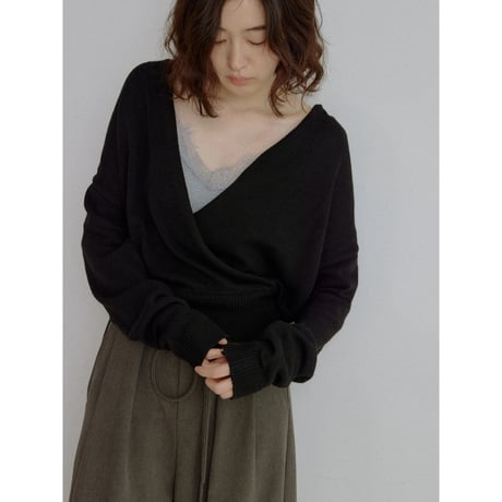 《予約販売》cache-coeur minimal knit tops/2colors_nt2707