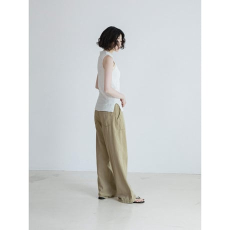 《予約販売》jacquard sleeveless/2colors_nb0399