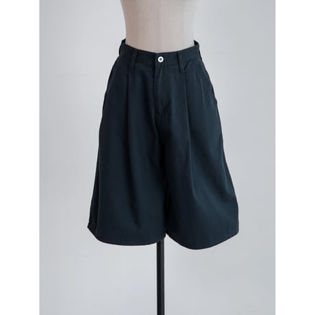 《予約販売》cotton half navy pants_np1280