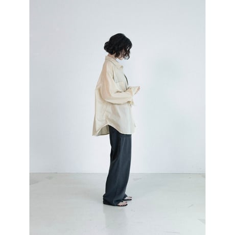 《予約販売》cotton over daily shirt/2colors_nb0406