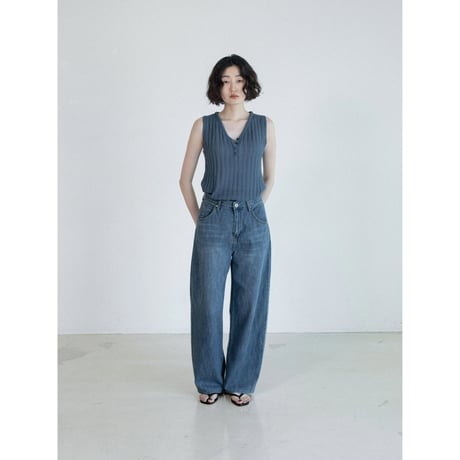 《予約販売》summer knit lib tank top/2colors_nt2617