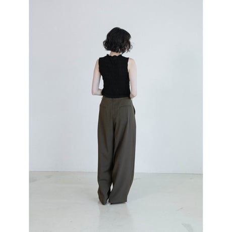 《予約販売》jacquard sleeveless/2colors_nb0399