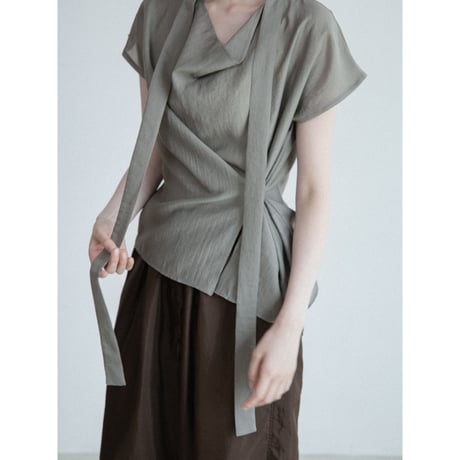 《予約販売》mulch way nuance blouse/2colors_nb0414