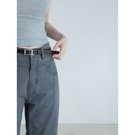 《予約販売》cow leather belt/2colors_na0811