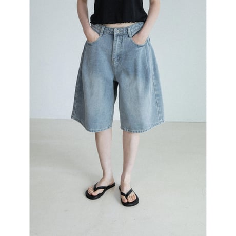 《予約販売》bermuda denim pants_nj0196