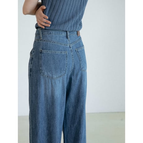 《予約販売》blue light wide jeans_nj0195