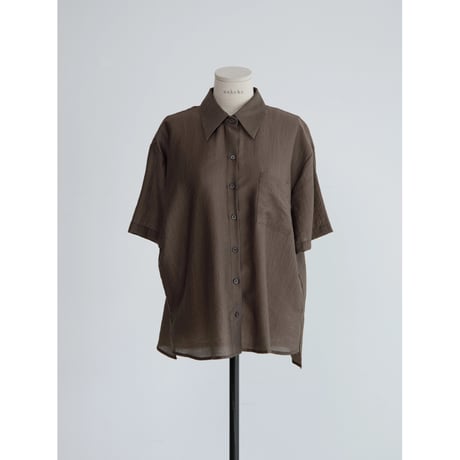 《予約販売》rincl sheer half shirt/2colors_nb0412