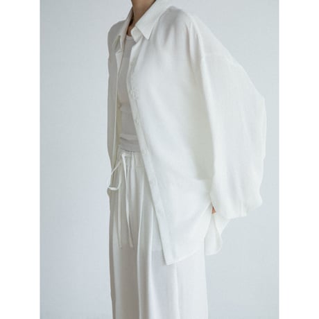 《予約販売》soft sheer over shirt/2colors_nb0413
