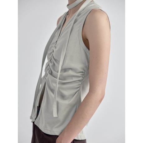 《予約販売》tie & gather sleeveless/2colors_nt2608