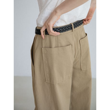 《予約販売》silhouette painter twill pants/2colors_np1321