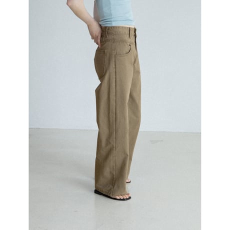 《予約販売》washing mannish cotton pants/2colors_np1298