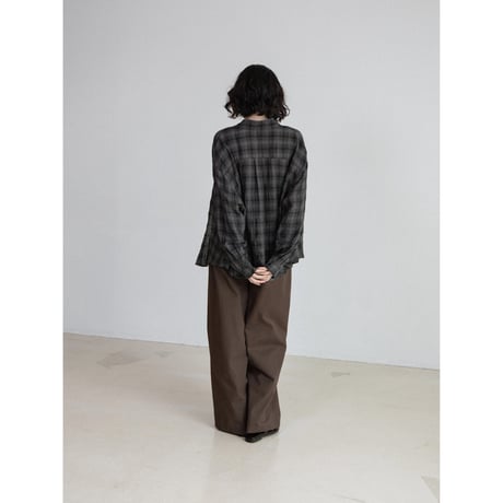 《予約販売》two tuck cotton wide pants/2colors_np1293