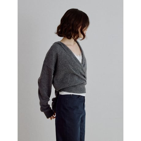 《予約販売》cache-coeur minimal knit tops/2colors_nt2707