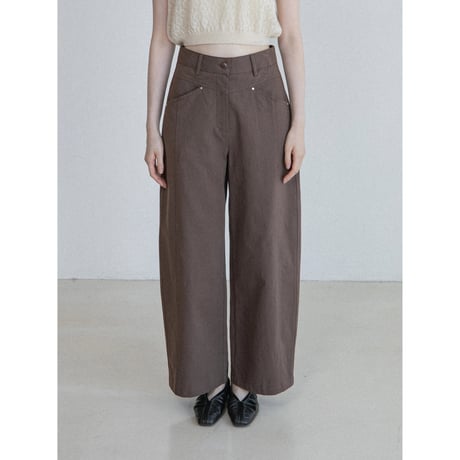 《予約販売》curved accent pants/2colors_np1323