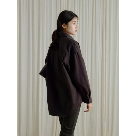 【NOKCHA original】mannish denim shirt jacket/2colors(unisex)_no0543