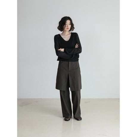 《予約販売》jacquard lacy sleeveless/2colors_nt2669
