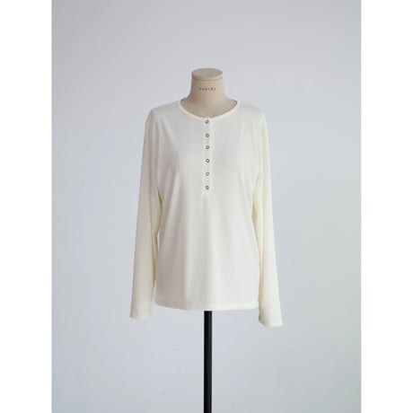 《予約販売》henley neck lib tops/3colors_nt2681