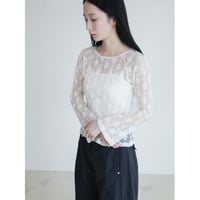 《予約販売》jacquard accent knit tops/2colors_nt2650