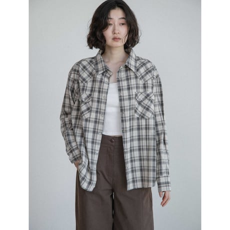 《予約販売》western check shirt/2colors_nb0426