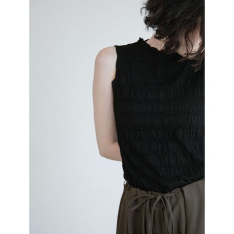《予約販売》jacquard sleeveless/2colors_nb0399