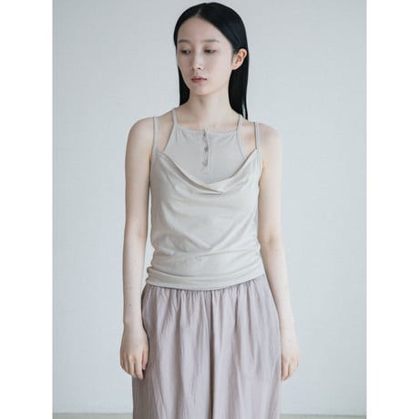 《予約販売》layered mannish camisole/2colors_nt2636
