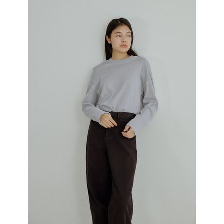 【NOKCHA original】accent simply tops/3colors_nt2697