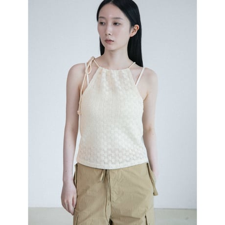 《予約販売》rope neck knit camisole/3colors_nt2635