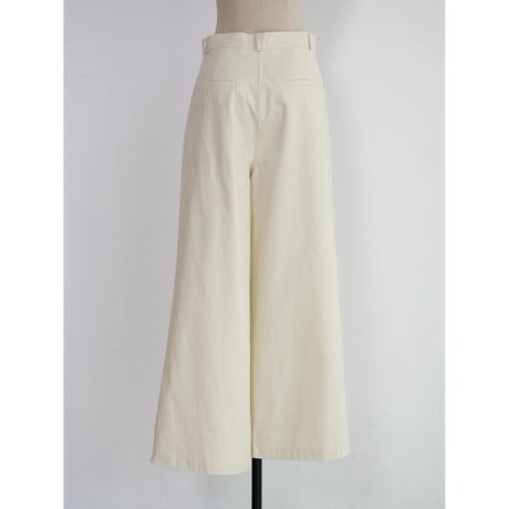 《予約販売》one tuck wide cotton pants/2colors_np1289