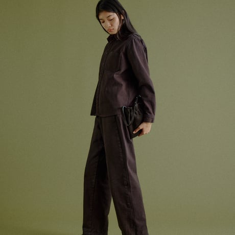 【NOKCHA original】mannish silhouette denim pants/2colors_np1338