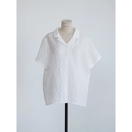 《予約販売》jacquard pattern shirt/2colors_nb0423