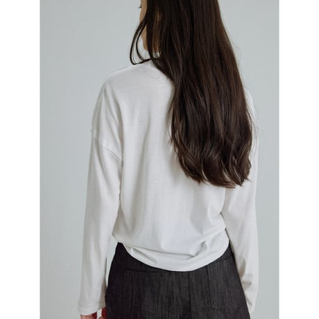 【NOKCHA original】accent simply tops/3colors_nt2697