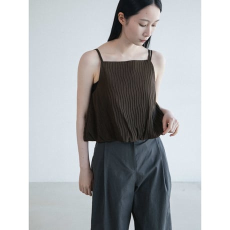 《予約販売》pleats glossy camisole/2colors_nt2633