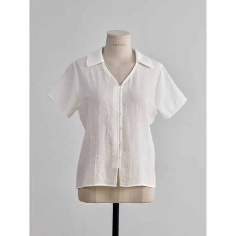 《予約販売》décolleté sheer blouse/2colors_nb0397