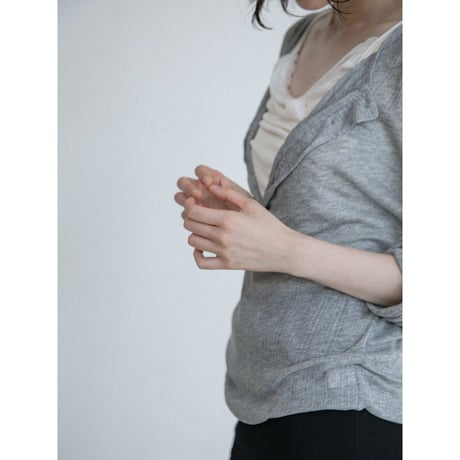 《予約販売》henley neck 2way tops/2colors_nt2663